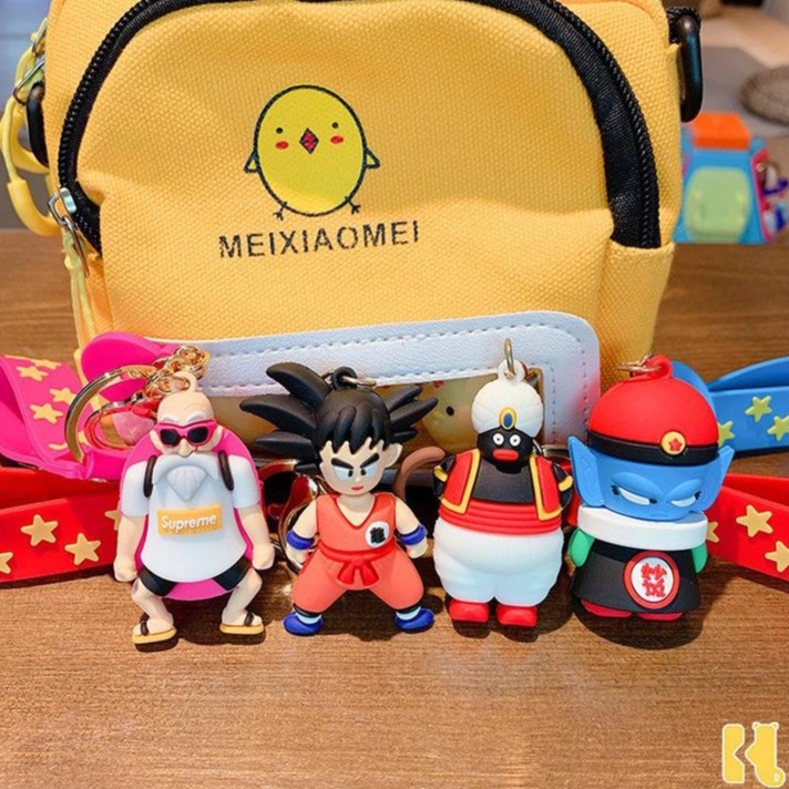 Móc Khóa Silicon Hình Nhân Vật Hoạt Hình Dragon Ball