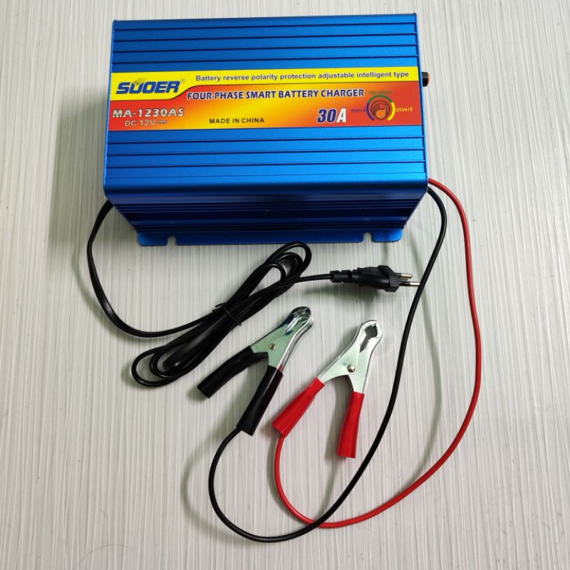 Sạc 30A dùng cho bình ắc quy 12V, sạc tự động 4 giai đoạn