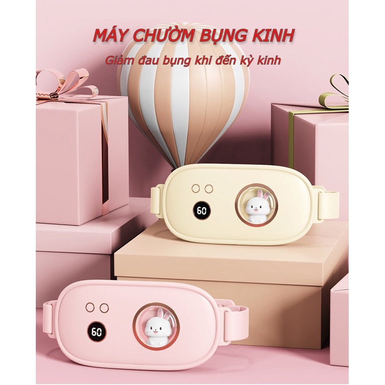 Máy massage làm ấm bụng, giảm đau bụng cho bạn gái đến Kì,chườm nóng giảm đau bụng kinh -NT2055