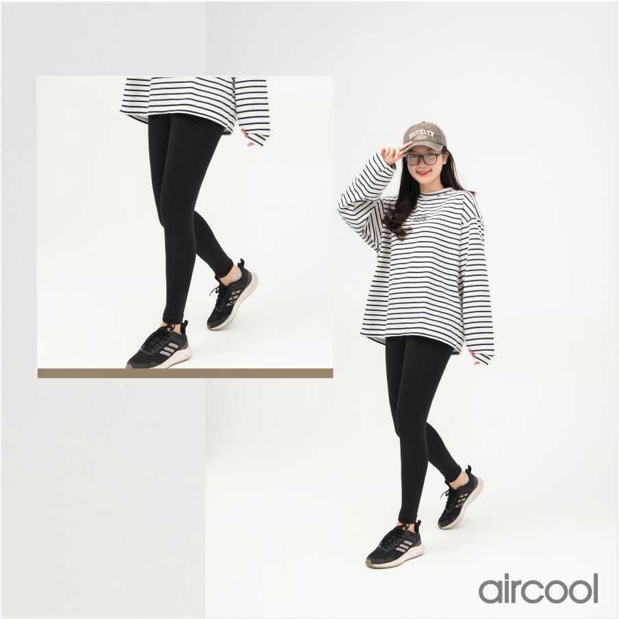 Quần legging bé gái 3-15 tuổi aircool 100% cotton modal mềm mại & ấm áp - ảnh sản phẩm 3