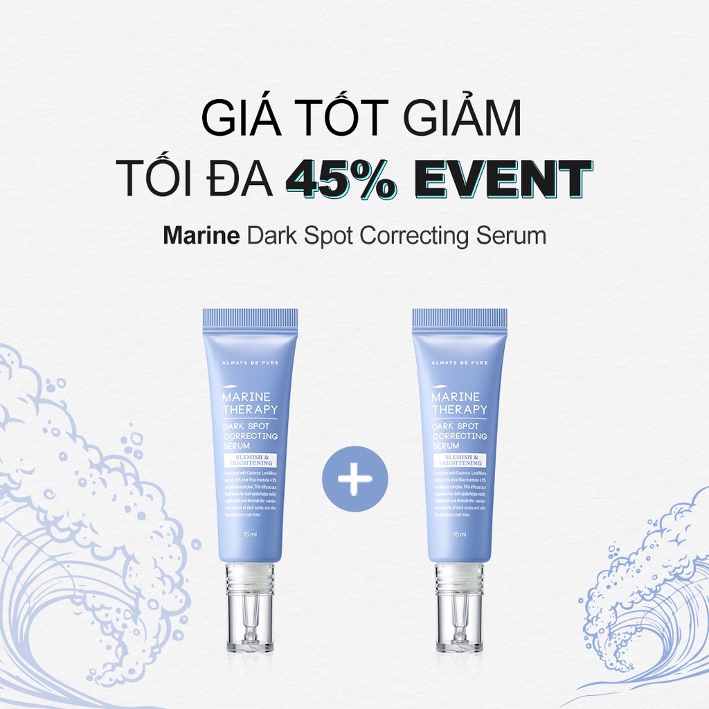 Serum sáng da ALWAYS BE PURE Marine Therapy Dark Spot Correcting Serum 15ml