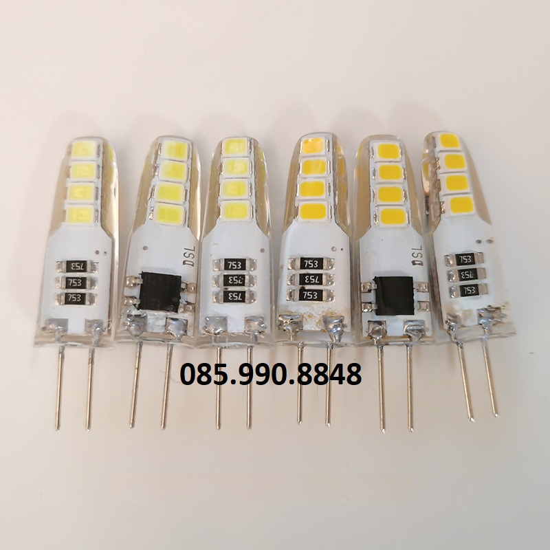 Bóng đèn led chân ghim siêu sáng , Đèn led cao cấp - Dùng thay bóng đèn thờ, công nghiệp led