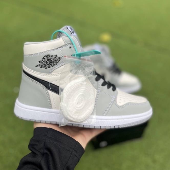 Giày Thể Thao Nam Nữ JD Xám Cổ Cao - Giày Sneaker JD.1 Xám Cao Cổ Hottrend 2022 [HM Store]