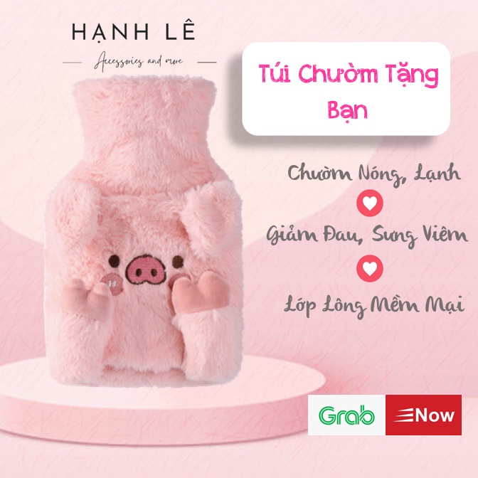 Túi chườm đau bụng kinh nóng lạnh giữ nhiệt sưởi ấm đa năng lông nhung mềm mại thích hợp làm quà tặng yêu thương