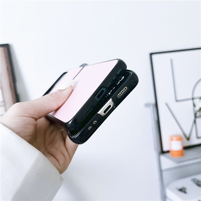 Nhiều màu - Ốp Samsung Z Flip 3 - ZFlip 4 - ZFlip3 - Flip4 5G pastel phủ da xinh xắn