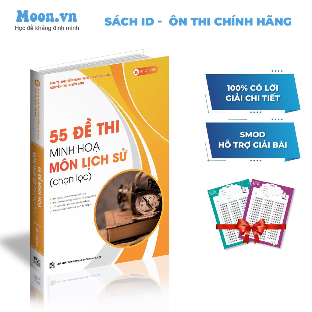 Combo 3 sách ôn thi THPTQG 2023 môn Lịch sử thầy Nguyễn Mạnh Hưởng | Sách ID