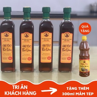Nước mắm Ba Làng, nước mắm cá cơm 500ml đặc biệt 30 tháng TẶNG thêm 300ml mắm tép chưng thịt Ba Làng