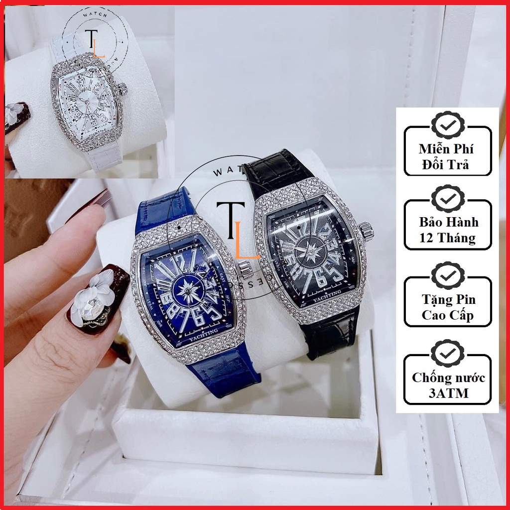 Đồng hồ thời trang nữ dây cao su pha da TL131 kiểu dáng cực sang, đồng hồ nữ thương hiệu đẹp - Đồng hồ hottrend nam nữ