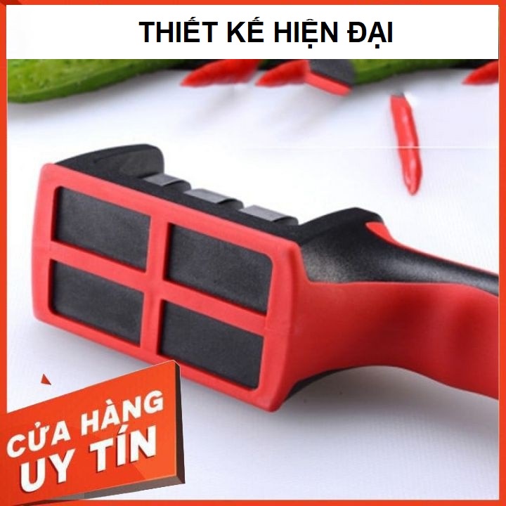 [Xả lỗ 3 Chiếc] Dụng Cụ Mài Dao Kéo 3 Cấp Độ, Chất Liệu Hợp Kim Bền Chắc - Bảo Hành 6 Tháng