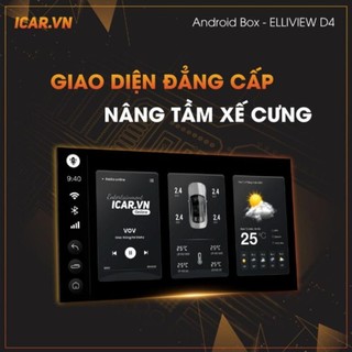 Android Box Elliview D4 Dành Cho Ô Tô(Chuyên Dụng,Thiết Kế Nhỏ Gọn,Thông Minh)