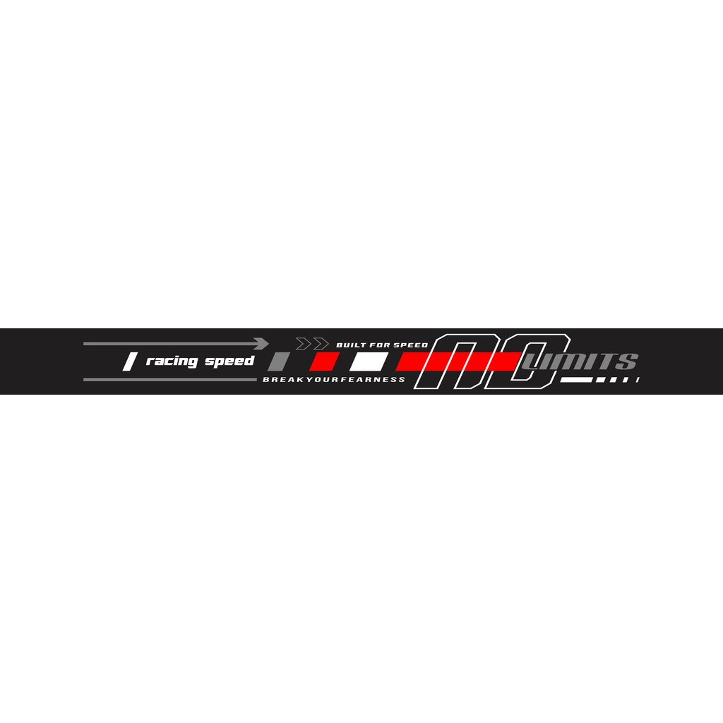 Tem dán kính lái xe hơi mẫu No Limit