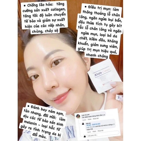 Retinol Kyung Lab Alab Cream tái sinh da dịu nhẹ trắng da 30ml