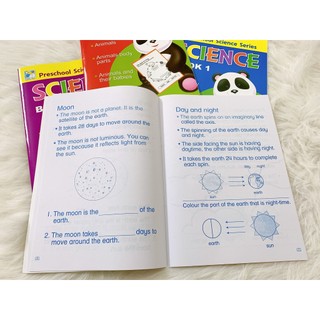Sách - Preschool Science - bộ 4 cuốn