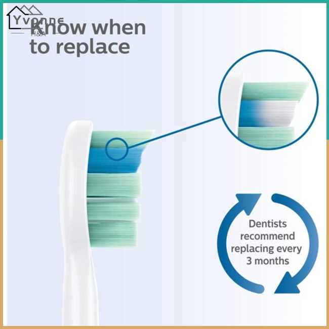 One Bộ 4 Đầu Thay Thế Cho Bàn Chải Điện Philips Sonicare C2 Hx9023 / 65 C2