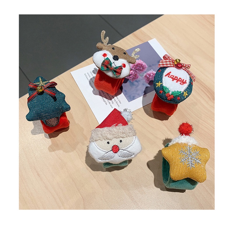 Cá Tuyết Giáng Sinh Tát Vòng Tay Ông Già Noel Người Tuyết Nai Sừng Tấm Cây In Hình Nhiều Màu Sắc Tay Dây Đeo Tay Trẻ Em Trẻ Em Quà Tặng Quà Giáng Dự Tiệc Cung Cấp