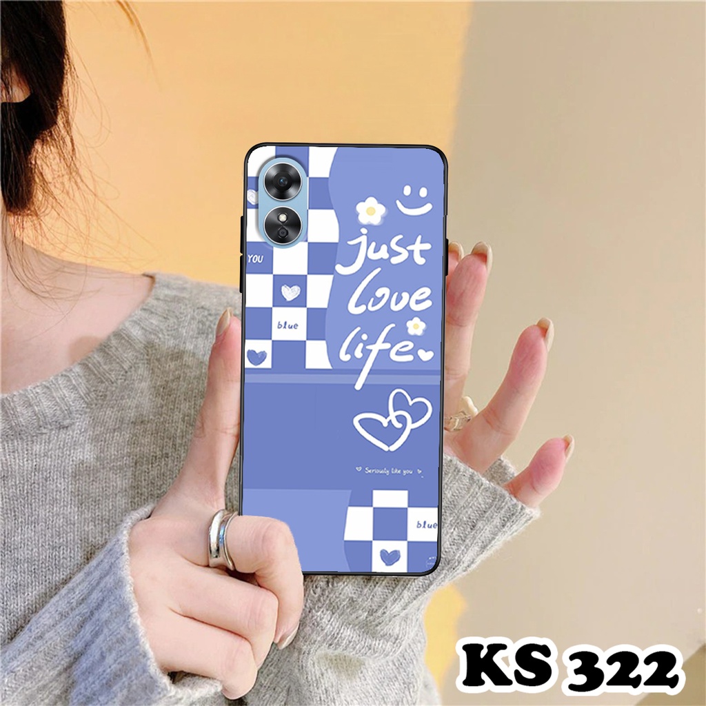 Ốp lưng Oppo A17 - A17k in hình họa tiết caro - Chất liệu TPU cao cấp