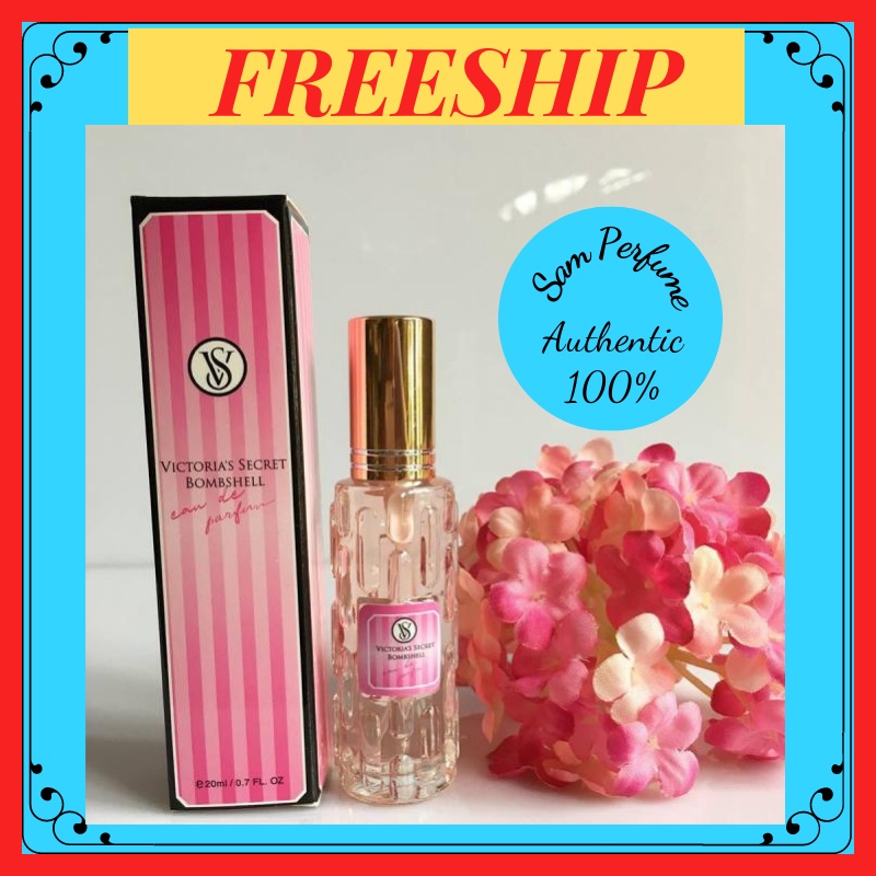 Nước hoa nữ Victoria Secret Bombshell chai mini 20ml vòi xịt mẫu 4d nhỏ gọn chiết Pháp- Mùi Nữ tính- Samperfume