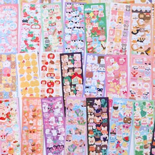 Bộ 12 sticker dễ thương dán trang trí sổ tay - ảnh sản phẩm 5