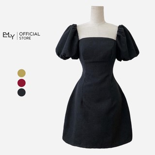 Đầm chữ a tay ngắn midi Emilyshop