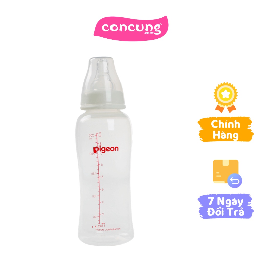 Bình sữa Pigeon Streamline 250ml (mẫu mới)