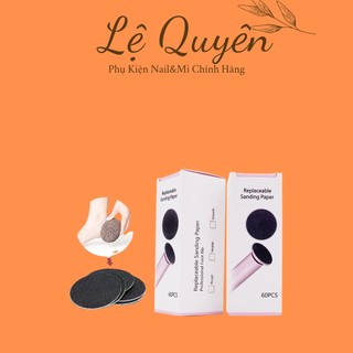 Hộp nhám chà gót chân_hộp 60 miếng nhám chà gót chân