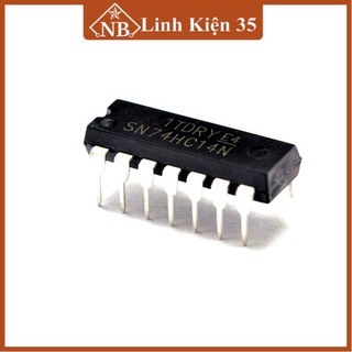 IC 74HC14 DIP14 - IC chuyển mạch Trigger
