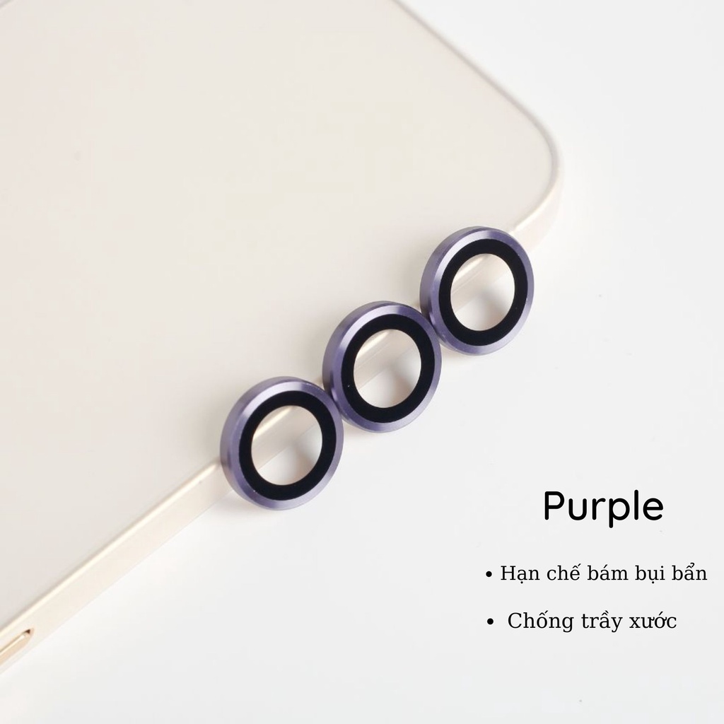 Kính cường lực bảo vệ camera [LOẠI A1] KUZOOM dành cho iPhone14Promax/14Pro/14Plus/14/13Promax/13Pro/13/12Promax/12/11