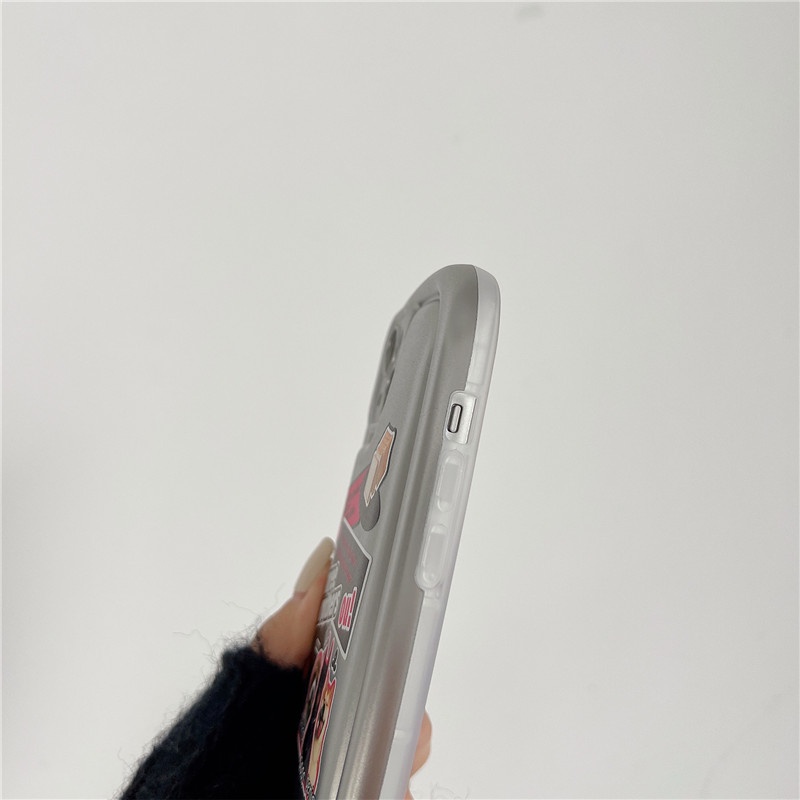 Ốp Điện Thoại tpu Dẻo Họa Tiết Hoạt Hình Chú Chó & Bánh Mì Dễ Thương Cho IPhone 14 13 12 11 Pro Max 14pro