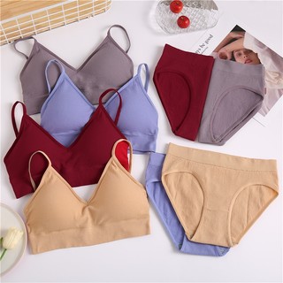 Bộ Đồ Lót Không Đường May Có Độn Gợi Cảm Cho Nữ