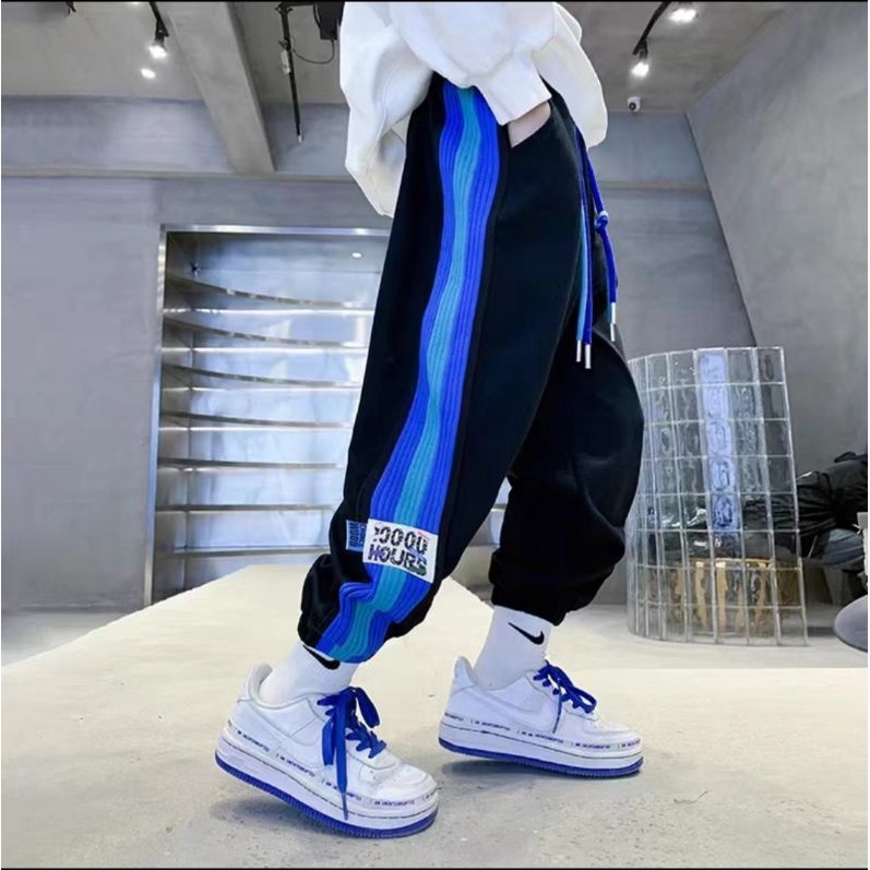 Quần jogger nỉ da cá bé trai, bé gái hàng Quảng Châu sz đại