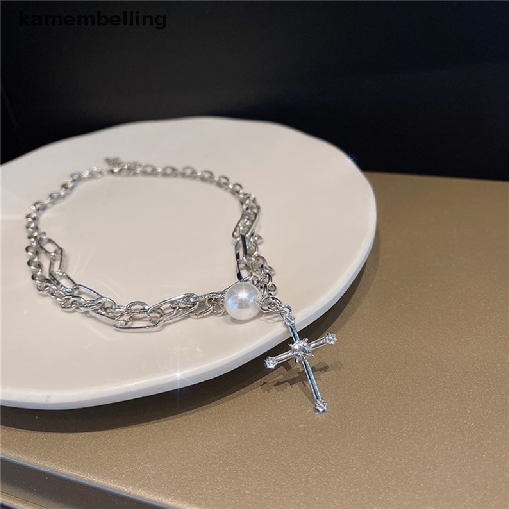 Vòng cổ Nhiều Lớp Mặt Thánh Giá Phong Cách Vintage Cho Nữ