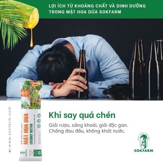 Mật hoa dừa Sokfarm stick 3gr
