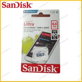 Thẻ nhớ Sandisk 64g Class 10