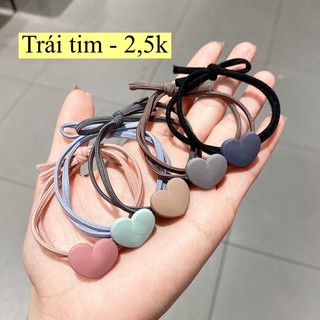 Cột tóc các màu nữ xinh xắn