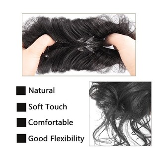 Búi tóc giả cột thun, búi dây tóc thả lơi B008 B011