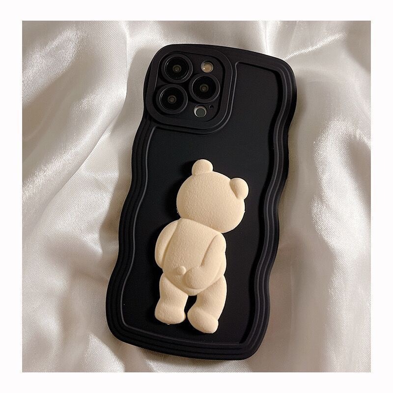 Ốp Điện Thoại Mềm In Hình Gấu Hoạt Hình Dễ Thương Cho iphone 15 pro max 14 / 13 / 12 / 11 pro max / 12 78plus / xs 11