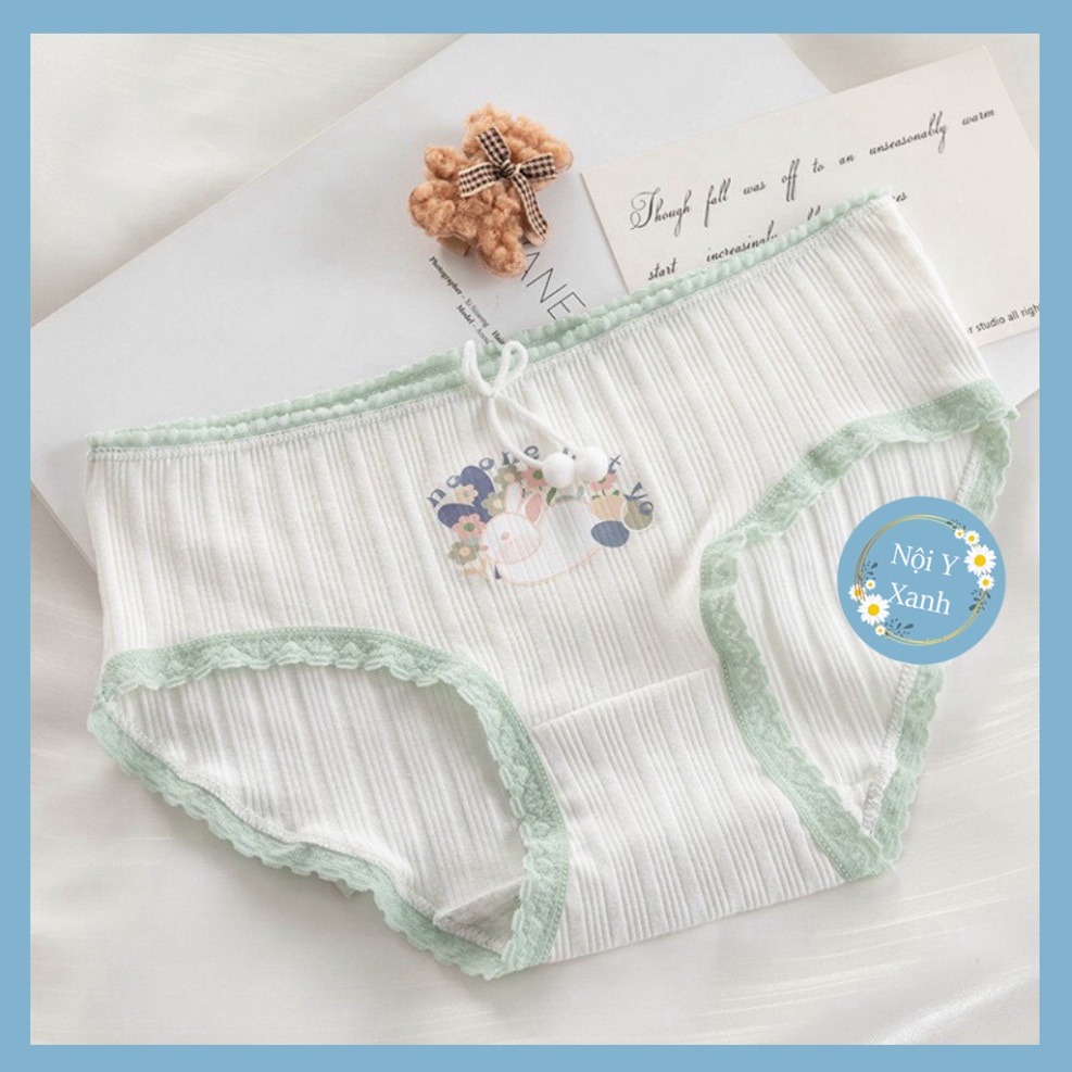 Quần Lót Nữ Cotton Tông Xanh Kháng Khuẩn Nhiều Họa Tiết  Xinh Xắn mã nội y xanh, chất đẹp, deal tốt