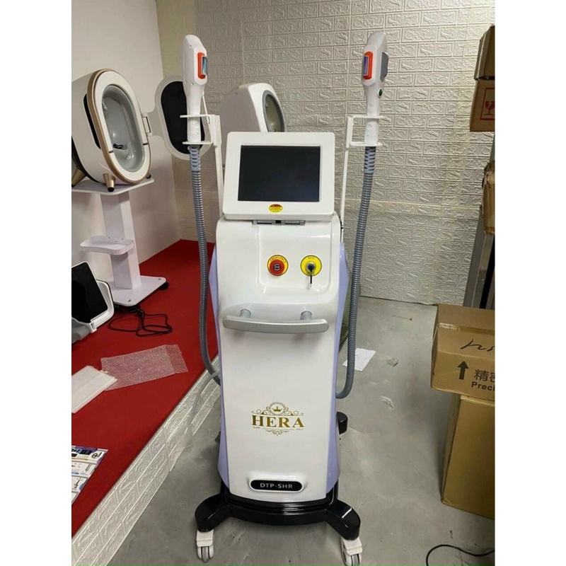 Máy triệt lông Hera, Máy triệt lông 2in1 laser xóa xăm xóa nám tàn nhang vĩnh viễn