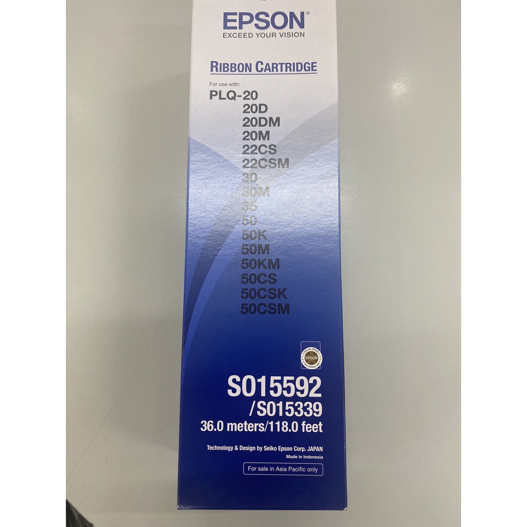 Băng mực S015592 / S015339 (đen) máy in kim Epson PLQ