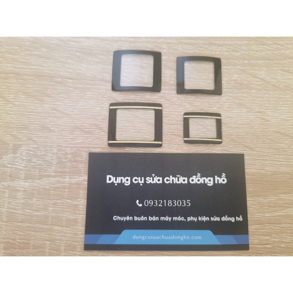 Mặt kính khoáng hình vuông, chữ nhật đồng hồ Rado