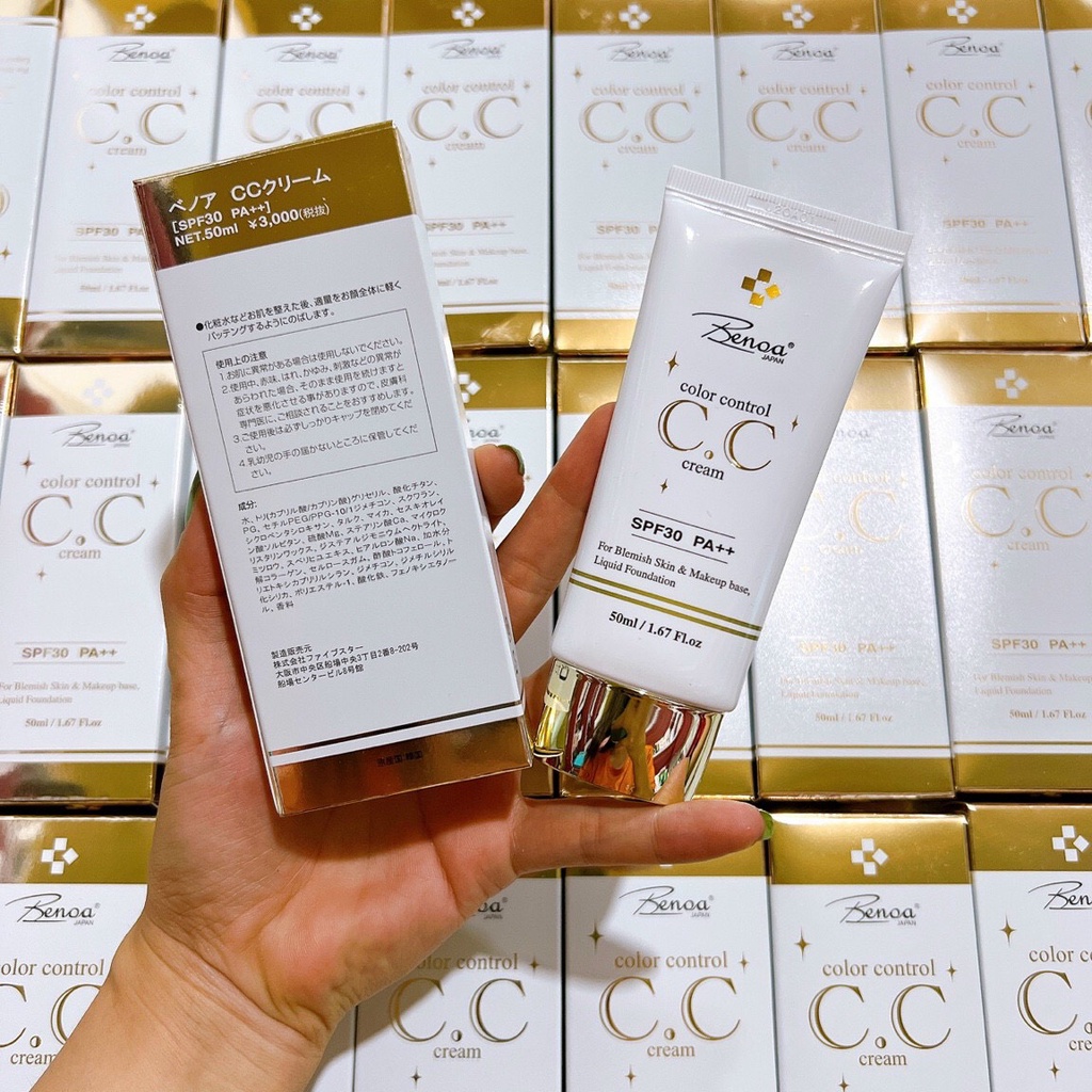 Kem trang điểm chống nắng Benoa CC Daily Defense Cream SPF30 PA++