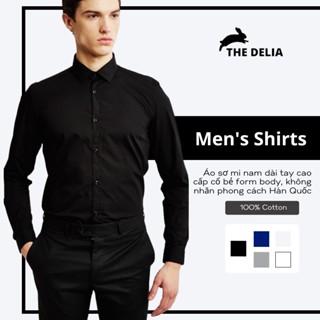 Áo sơ mi nam dài tay cao cấp cổ bẻ dáng chuẩn loại đẹp sang trọng đẳng cấp không nhăn dáng ôm Hàn quốc