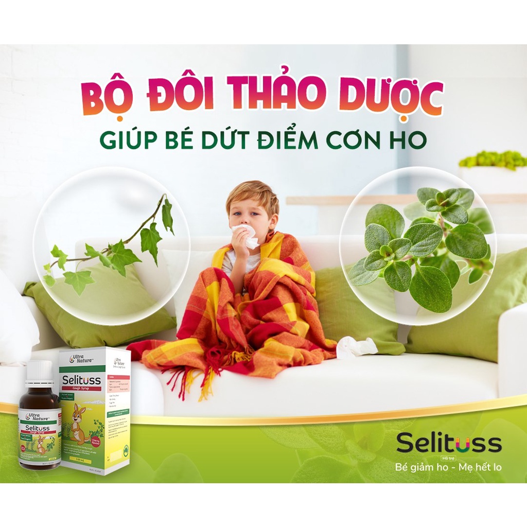 Siro ho Selituss Infant Cough Drops -  Hỗ Trợ Giảm Ho, Long đờm