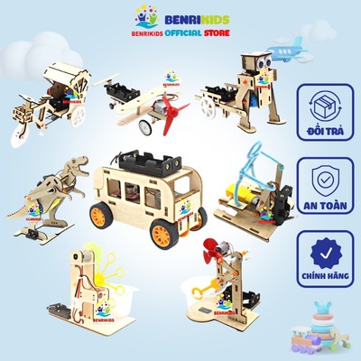 Đồ Chơi Tập Lắp Ghép Mô Hình Bằng Gỗ Đồ Chơi Khoa Học Sáng Tạo Benrikids