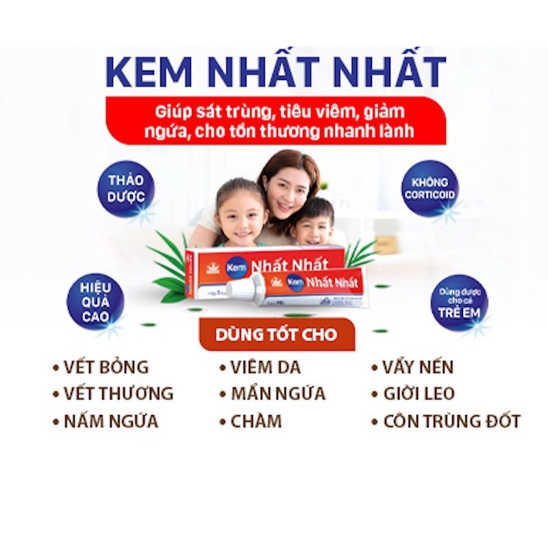 Kem bôi thảo dược nhất nhất , hỗ trợ giảm mày đay , mẩn ngứa,mờ sẹo, muỗi đốt , côn trùng cắn -Thu hà pharmacy