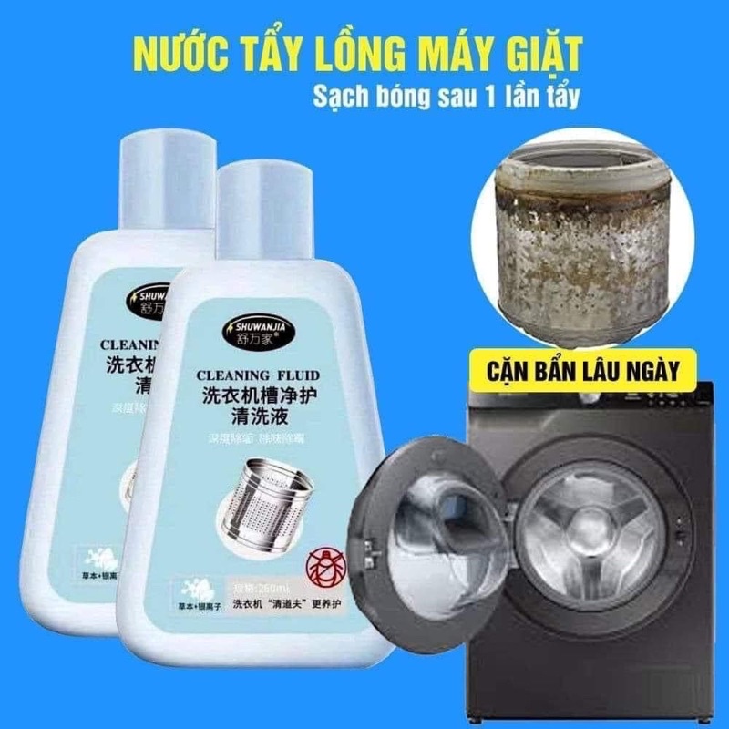 DUNG DỊCH TẨY LỒNG MÁY GIẶT