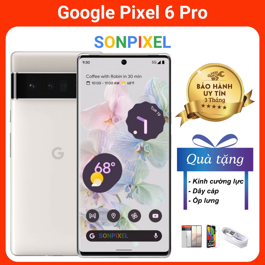 Điện Thoại Google Pixel 6 Pro 12/128/256 Quốc Tế Like New 99% Sonpixel