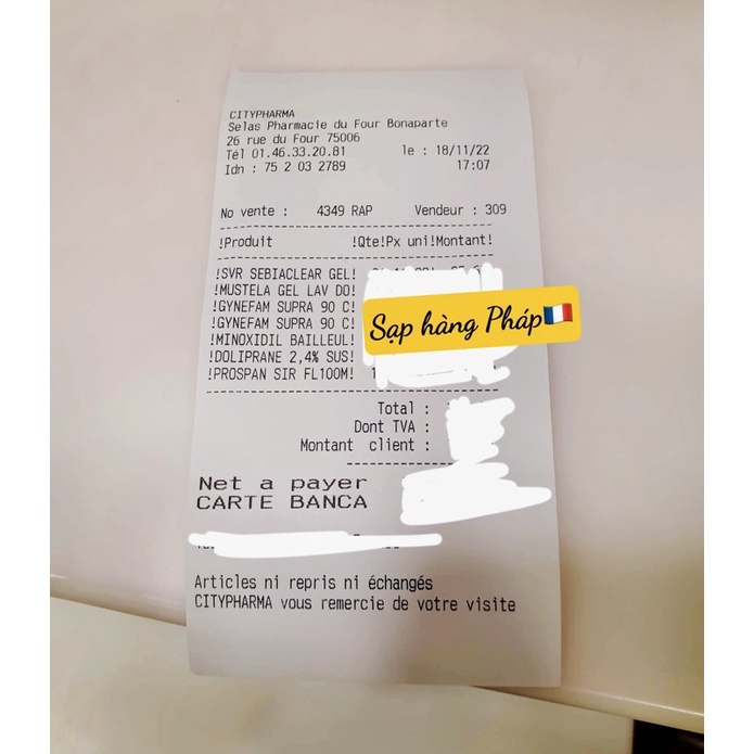 Viên bầu vitamin tổng hợp được bác sĩ bên Pháp kê cho bà bầu Gynéfam