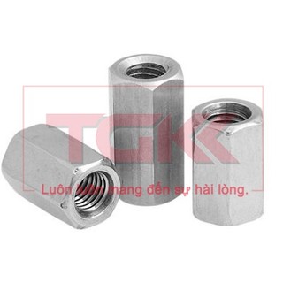 Đai ốc nối mạ kẽm M4-M12