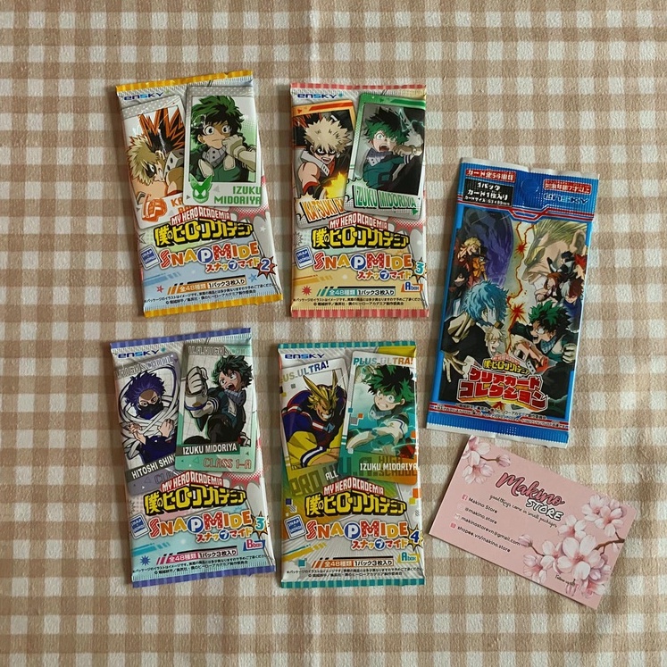 GÓI THẺ BÀI Snapmide My Hero Academia (MHA) chính hãng ENSKY